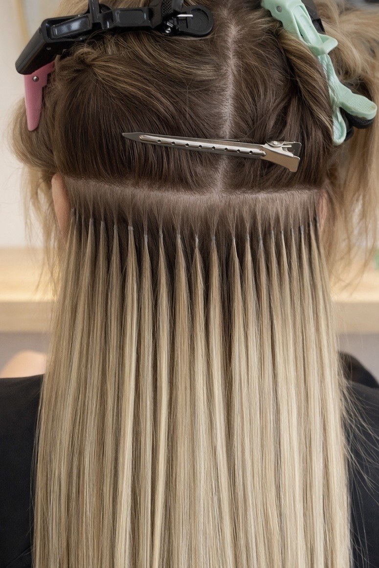 Hair extension training at Perfect Tresses